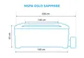 Vířivý bazén MSPA Oslo Sapphire F-SA063W