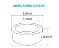 Vířivý bazén MSPA Rimba U-RB062