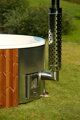 HOT TUB 180 sklolaminát - vestavěná kamna (MODŘÍN)