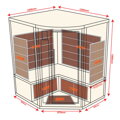 Infrasauna FRANCE SAUNA Apollon 2/3