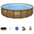 Bazén Power Steel Wood Swim Vista 5,49 x 1,22 m - 56977