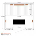 Infrasauna Benton 2 Lux