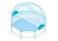 Zastřešení Marimex Pool House Control - 3,66 m pro rámové bazény   (10970566)