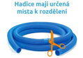 Hadice v metráži 6/4 - 38mm - díl 1 m modrá 