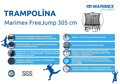 Trampolína bezpružinová Marimex Free Jump 305 cm   (19000108)