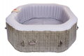 Mobilní (nafukovací) vířivka Belatrix Luxury 155 Rattan