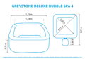 Vířivý bazén Greystone Deluxe Bubble Spa 4 NP   (11400294)
