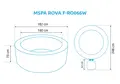 Bazén vířivý MSPA ROVA F-RO066W  