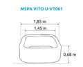 Bazén vířivý MSPA Vito U-VT061   (11400251 )