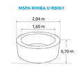 Bazén vířivý MSPA Rimba U-RB061   (11400252 )