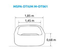 Bazén vířivý MSPA Otium M-OT061 (11400259 ) - hydro masáž