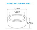 Vířivý bazén MSPA Carlton M-CA062 