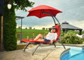 Zahradní pohovka Vivere Original Dream Lounger, červená