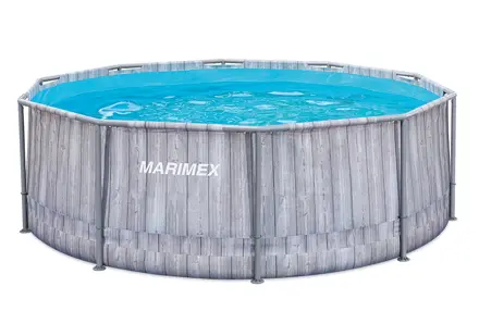 Bazén Florida 3,05x0,91 m se skimmerem - motiv ŠEDÉ DŘEVO 