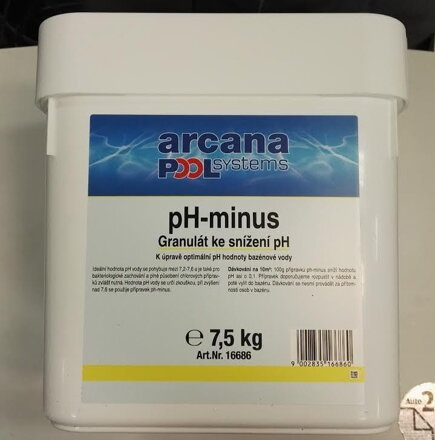 Arcana pH Mínus 7,5 kg 