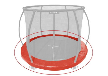 Kryt pružin oranžový - trampolína Marimex Premium in-ground 366 cm   (19000763)
