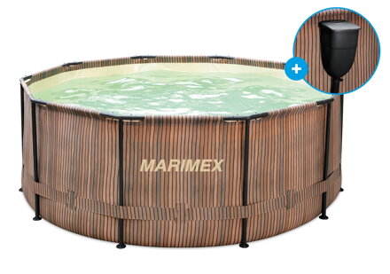 Bazén Marimex Florida 3,05x0,91 m se zabudovaným skimmerem - motiv TEAK
