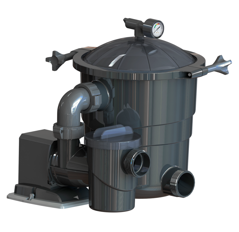 Optiball filtrace Poolex Filter Max (30m3 bazén) - nádrž Ø250mm, filtrace 4,8m³/h / 80W