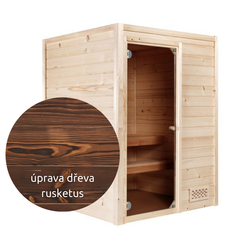 Sauna Hanscraft TAMPERE RUSKETUS HSR1 Sauna Hanscraft TAMPERE RUSKETUS HSR1