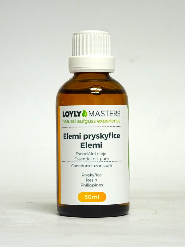 100% EO LOYLY MASTERS Elemi pryskyřice (50ml)