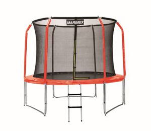 Sada krytu pružin a rukávů na trampolínu 244 cm - červená   (19000773 ) 